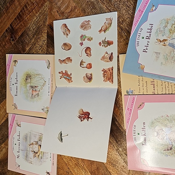 Vintage Peter Rabbit and Friends book and sticker collection set - Picture 11 of 14